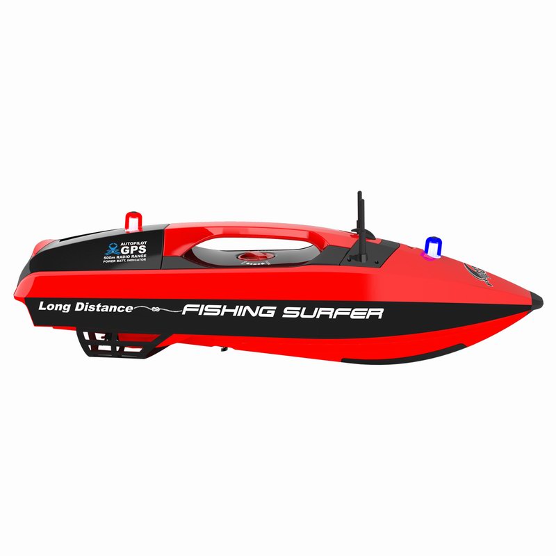 3251F Fishing Surfer RC Surfcasting Bait Boat 2.4GHz RTR With Fish ...