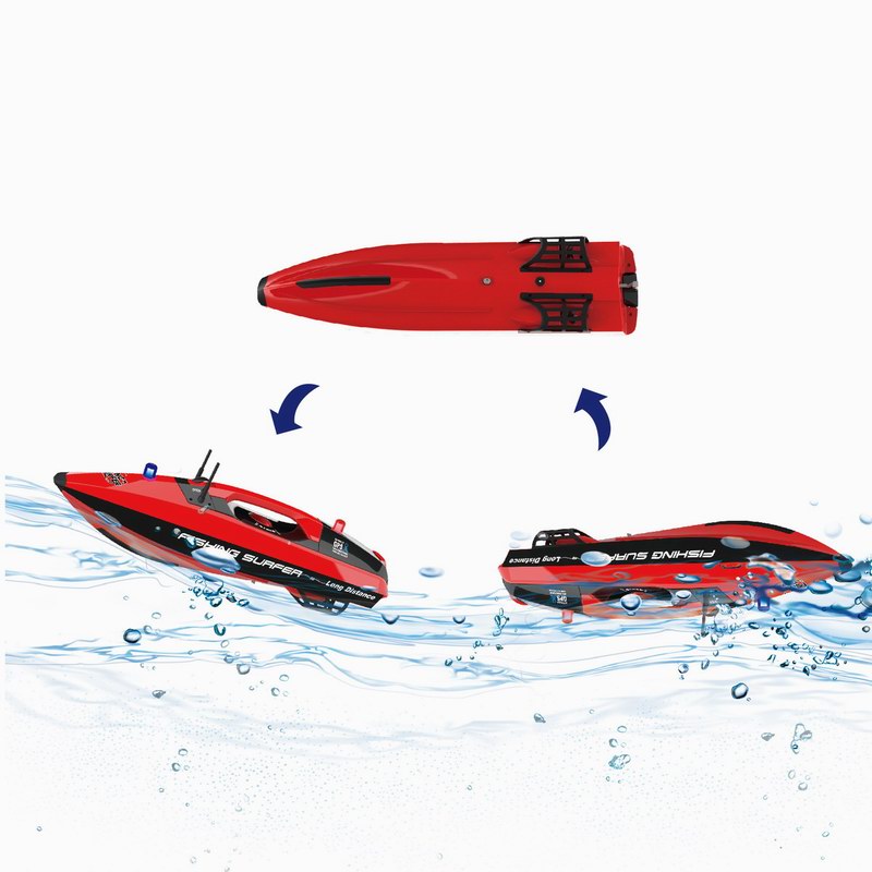 EVTSCAN RC D16C Remote Control Fishing Bait Boat Bait Dual Motor RC Smart  Fish Finder 100-240V (EU Plug) : : Toys